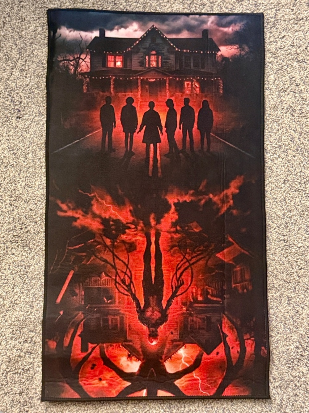 NEW! Stranger Things Rug 17.5 x 31 inches